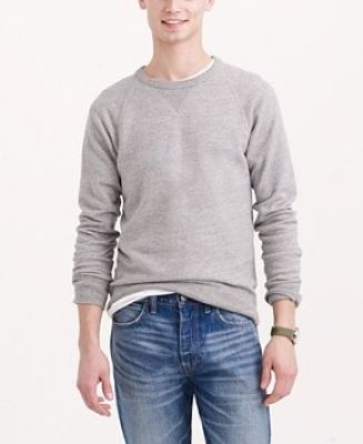 Solid Sweatshirt in Graphite