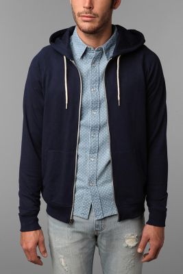 Speckled Raglan Zip-Up Hoodie Sweatshirt
