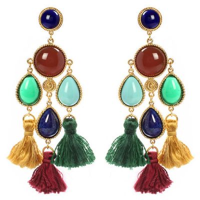 Spice Market Teardrop Earrings in Multi