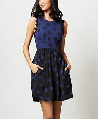 Split Dots Dress