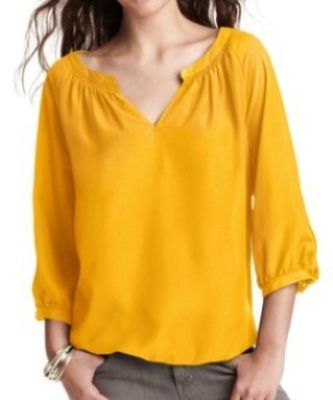 Split Neck Blouse