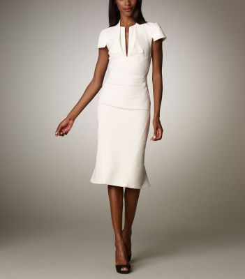 Split Neck Dress (Similar)