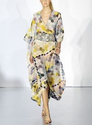 Spring 2006 Silk Honeycomb Dress