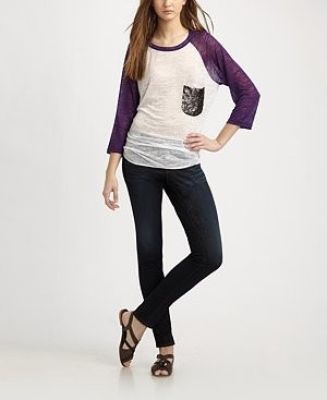 Starter Sequin Pocket Tee