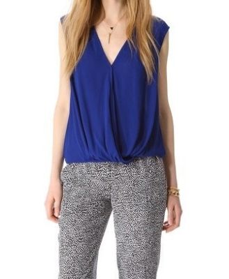 Stella Crepe Surplice Top