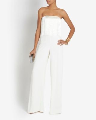 Strapless Fringe Jumper