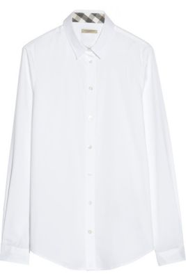 Stretch-cotton shirt