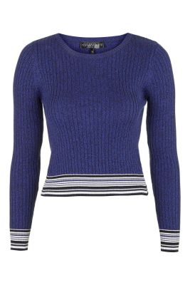Stripe Crop Jumper