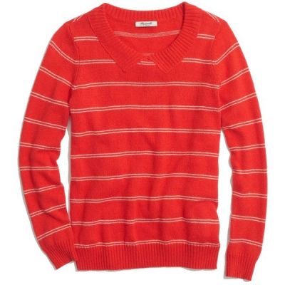Striped Collar Sweater