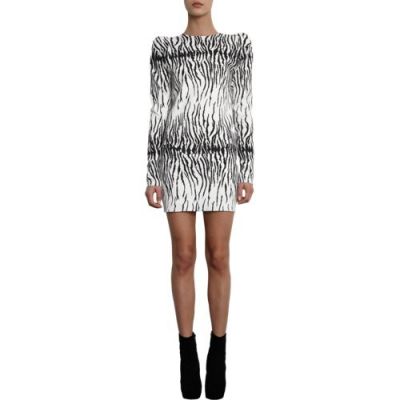 Strong Shoulder Tiger Dress
