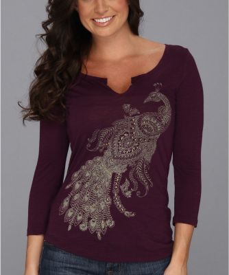 Studded Peacock Tee