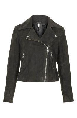 Suede Biker Jacket