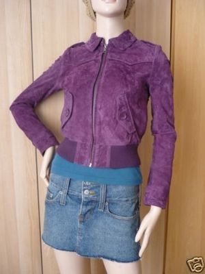 Suede Bomber Jacket