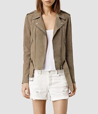 Suede Western Biker Jacket