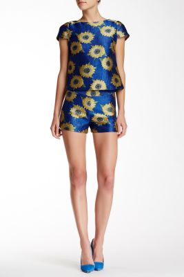 Sunflower Print Short