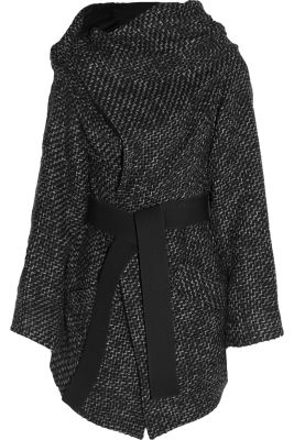 Talik Oversized Woven Wrap Coat