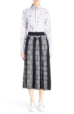 'Tanami Flower' Cotton Poplin Shirt