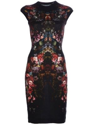 Tapestry print dress