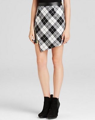 Tartan Slit Skirt