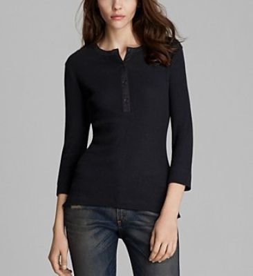 The Basic Waffle Henley