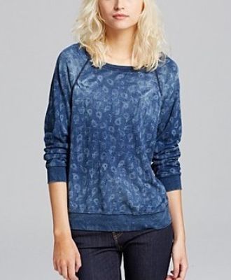 The Letterman Paisley Sweatshirt