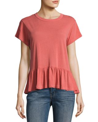 The Ruffle Tee, Pink