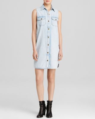 The Sleeveless Perfect Shirt Dress