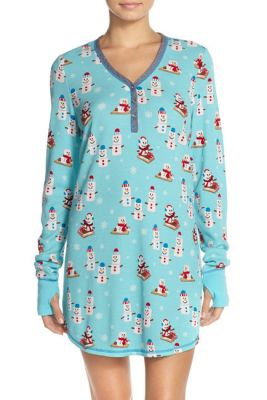 Thermal Knit Sleep Shirt
