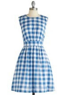 Too Much Fun Dress in Barbecue Blue