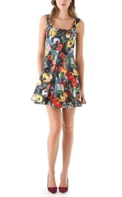 Tora Pleated Shift Dress