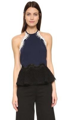 Tower Mesh Halter Top