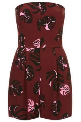 Tropical Bandeau Playsuit