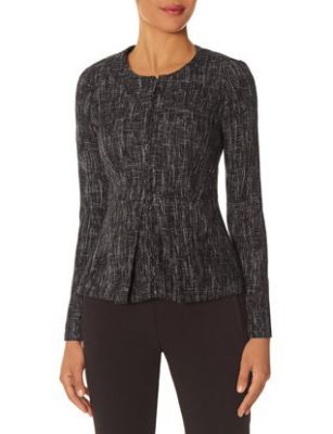Tweed Peplum Jacket