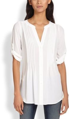 Twiggy Pintucked Tunic