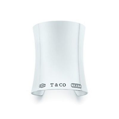ultra wide cuff in sterling silver