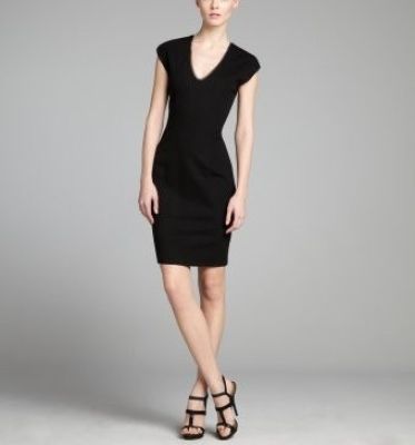 V neck dress