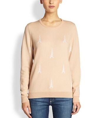 Valera Eiffel Tower-Print Sweater