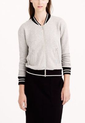 Varsity Sweatshirt Jacket