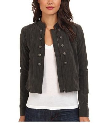 Vegan Suede Femme Band Jacket