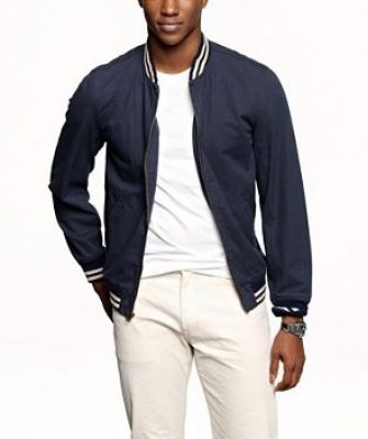 Wallace & Barnes Baseball bomber jacket in Japanese cotton