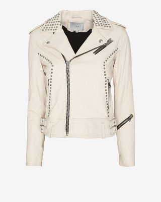 Wenda Studded Leather Jacket