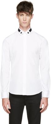 White Star Collar Shirt