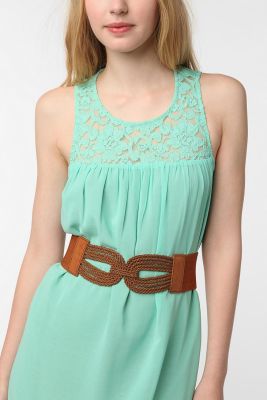 Wide Interwoven Belt