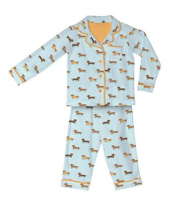 Wiener Dog Flannel Pajama Set