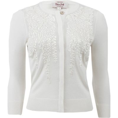 Wisteria Embroidered Cardigan