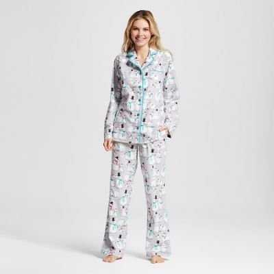 Women's Snowman Flannel Pajamas