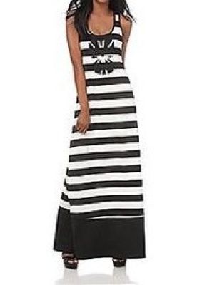 Women's Striped Maxi Dress