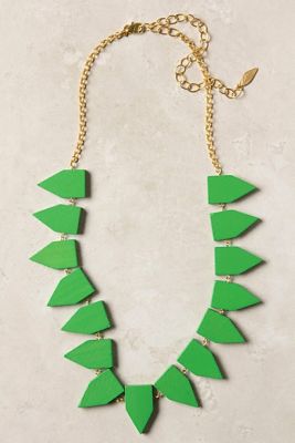 Wooden Pennant Necklace