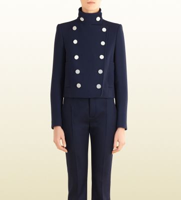 Wool Double Breasted Jacket