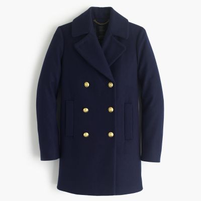 Wool Melton Peacoat